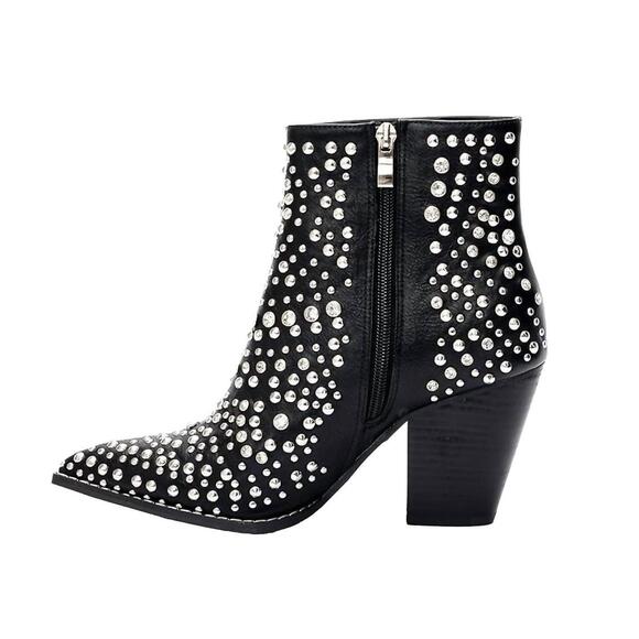 NEW CORKYS FOOTWEAR women's line dance bootie in black - Picture 4 of 4